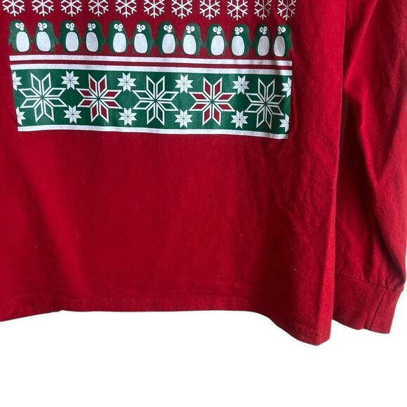 3 for $30! Dalhousie Christmas Red Long Sleeve Shirt - Picture 5 of 6